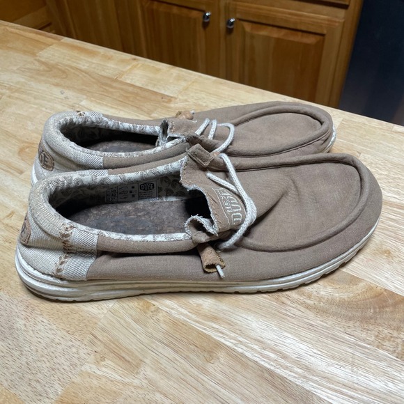 Hey Dude Wally Break Stitch Clay Mens Shoes Size 10 Loafers Casual - Picture 1 of 7